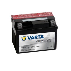113 x 70 x 85 - + VARTA AGM 12V 3Ah, YT4L-4, YT4L-BS EAN4016987127308