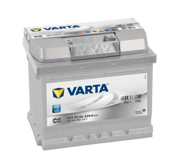 VARTA Silver Dynamic C6 12V 52Ah(c20) 520A(EN) 207x175x175mm 0/1 B13 EAN4016987119747