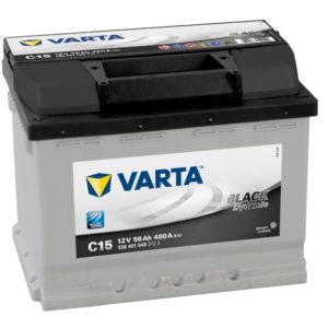 VARTA Black Dynamic C15 12V 56Ah(c20) 480A(EN) 242x175x190mm 1/1 B13 EAN4016987119402