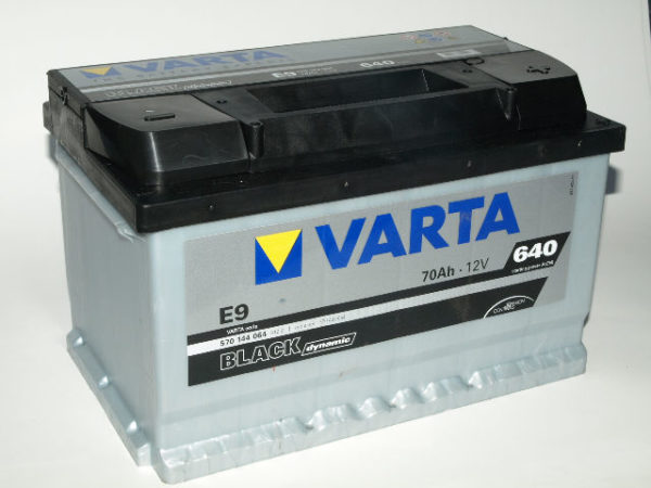 VARTA Black Dynamic E9 12V 70Ah(c20) 640A(EN) 278x175x175mm 0/1 B13 EAN4016987119433