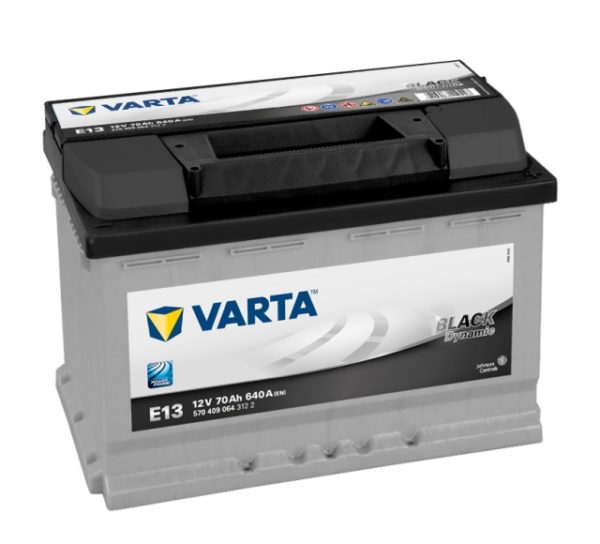 VARTA Black Dynamic E13 12V 70Ah(c20) 640A(EN) 278x175x190mm 0/1 B13 EAN4016987119426