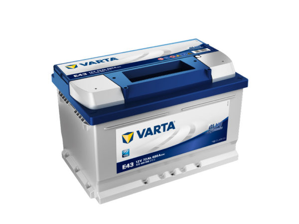 VARTA BLUE DYNAMIC E43 12V 72Ah 680A (EN) 278x175x175 0/1 EAN4016987119556
