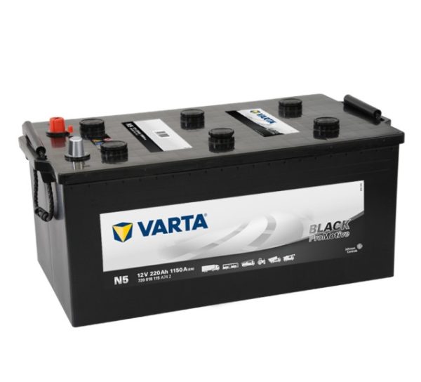 VARTA Promotive HD N5 12V 220Ah(c20) 1150A(EN) 518x291x242mm 3/1 B00 EAN4016987129241