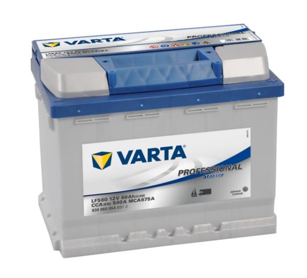 VARTA PROF. STARTER 100 LFS60 12V 60Ah 540A (EN), 242x175x190, 0/1