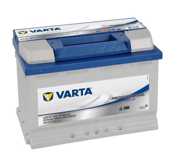 VARTA PROF. STARTER 100 LFS74 12V 74Ah 680A (EN), 278x175x190, 0/1