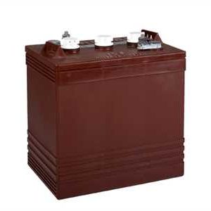 Trojan T105 6 V; 185 Ah c5; 225 Ah c20, 264x181x276