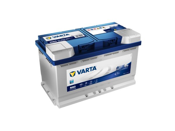 VARTA Blue Dynamic EFB N80 12V 80Ah 800A (EN) 315x175x190 0/1 EAN4016987152324
