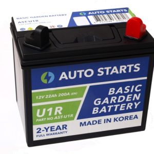 AUTO STARTS BASIC GARDEN BATTERY U1R 12V 22Ah (c20) 200A (EN) 197x130x158/185 0/1 EAN4751039330717