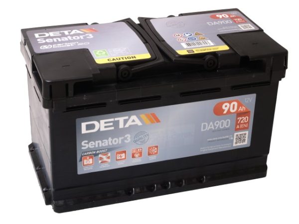 DETA SENATOR3 DA900 12V 90Ah 720A(EN) 315x175x190 0/1 EAN3661024026253