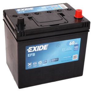 EXIDE EFB EL604 12V 60Ah 520A(EN) 230x173x222 0/1 EAN3661024036566