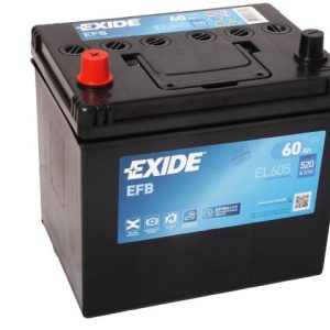 EXIDE EFB EL605 12V 60Ah 520A(EN) 230x173x222 1/1 EAN3661024036726