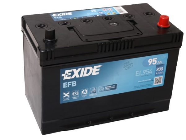 EXIDE EFB EL954 12V 95Ah 800A( EN) 306x 173x 222 0/1 EAN3661024036733