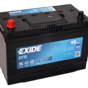 EXIDE EFB EL955 12V 95Ah 800A(EN) 306x173x222 1/1 EAN3661024036740