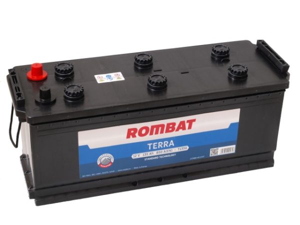 Rombat TERRA 12V 135Ah 850A(EN) MB14 511x190x217 3/1 EAN5946602004716