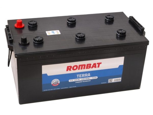 Rombat TERRA 12V 225Ah 1200A(EN) M16 518x273x240 3/1 EAN5946602004525