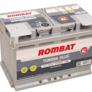 Rombat TUNDRA PLUS 12V 80Ah 750A(EN) L3 278X175X190 0/1 EAN5946602007946