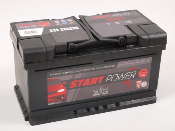 Intact Start-Power 12V 80Ah (c20) 740A (EN) 317x175x175 0/1