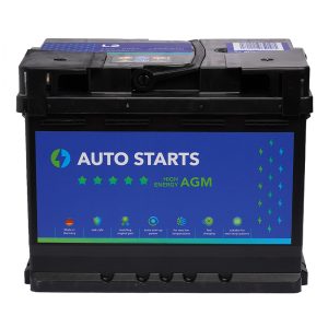 AUTO STARTS HIGH ENERGY AGM 12V 60Ah, 680A (EN) 242x175x190 0/1 EAN4751039330151