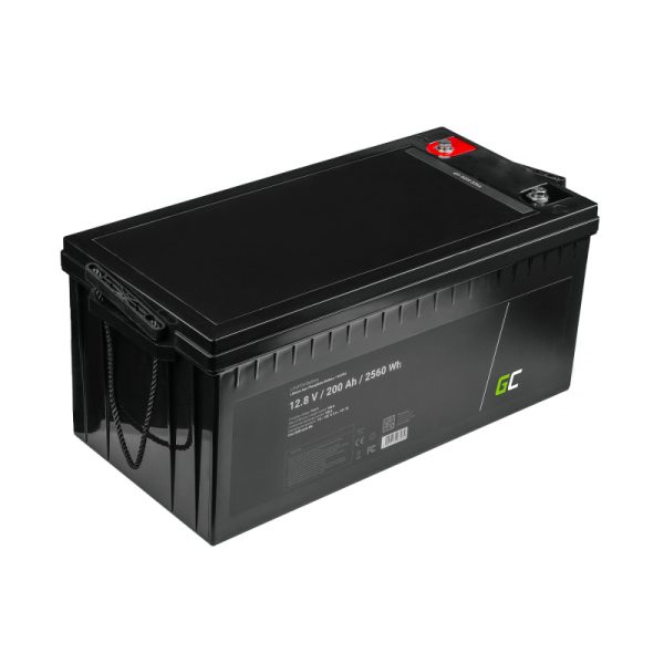 Dziļās izlādes Green Cell LiFePO4 12V 200Ah 521x238x218