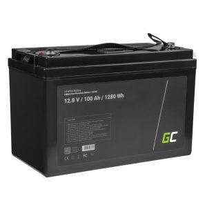 Dziļās izlādes Green Cell LiFePO4 12V 100Ah 329x172x217 EAN5907813966071