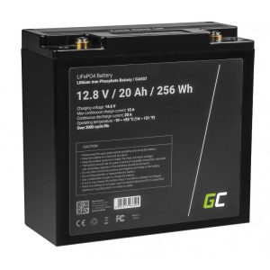 Dziļās izlādes Green Cell LiFePO4 12V 20Ah 181x76x170 EAN5907813966095