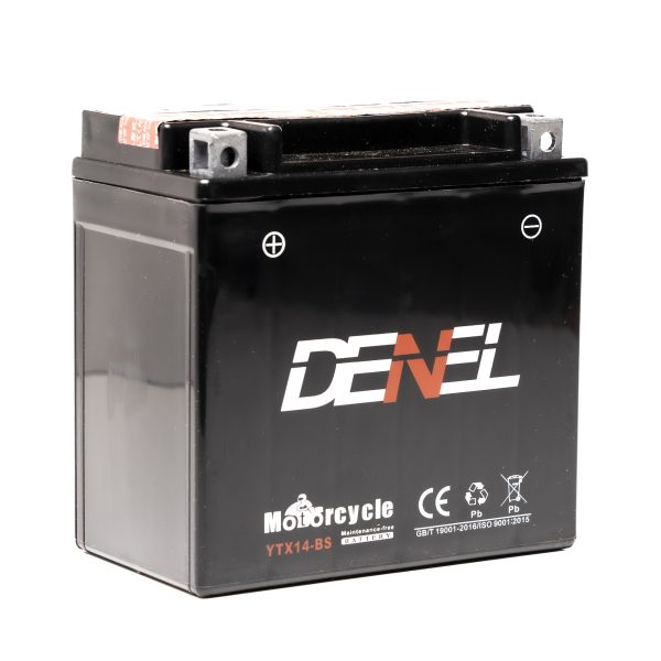 150 x 87 x 145, + -, DENEL AGM 12V 12AH 200A(EN) YTX14-BS 51214 EAN4751039330540