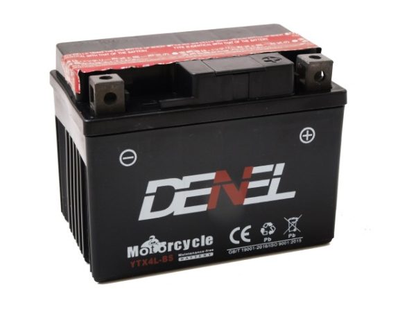 113 x 70 x 85,- +, DENEL AGM 12V 3AH 50A(EN) YTX4L-BS 50314