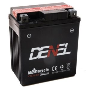 114 x 71 x 131, - +, DENEL AGM 12V 6AH 80A(EN) YTX7L-BS GEL12-7L-BS 50614
