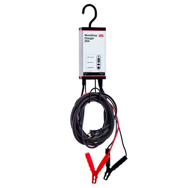 Lādētājs DEFA Workshop charger 12V 25A, strāvas avots 25A
