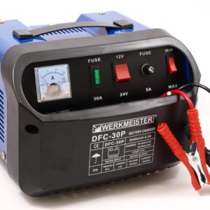 Lādētājs WERKMEISTER DFC-30P, 230V, 12V/24V, 20A, 70-240Ah