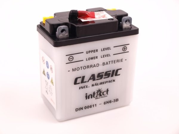 99 x 57 x 107 - + Intact Bike Power 6V 6Ah(c20) 30A(EN) 6N6-3B EAN4250227522267