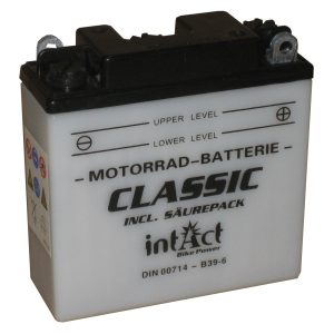 126 x 48 x 126 - + Intact Bike Power 6V 7Ah(c20) 30A(EN) B39-6 6N7-1 EAN4250227522281