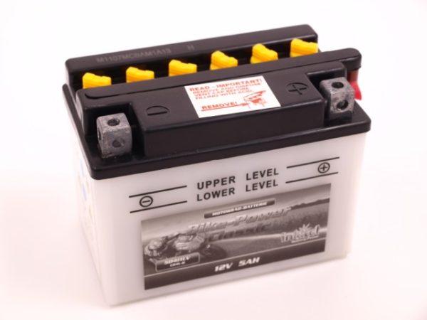 120 x 70 x 92 - + Intact Bike Power 12V 5Ah(c20) 30A(EN) CB4L-B LI-01 GEL12-4L-B EB4L-B EAN425022752