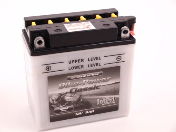136 x 76 x 140 + - Intact Bike Power 12V 9Ah(c20) 80A(EN) CB9-B LI-02 GEL12-9-4B-1 EB9-B EAN42502275