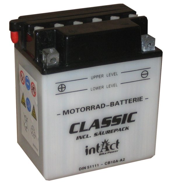 135 x 90 x 155 + - Intact Bike Power 12V 11Ah(c20) 90A(EN) CB10A-A2 LI-03 IZPĀRDOŠANA EAN42502275226