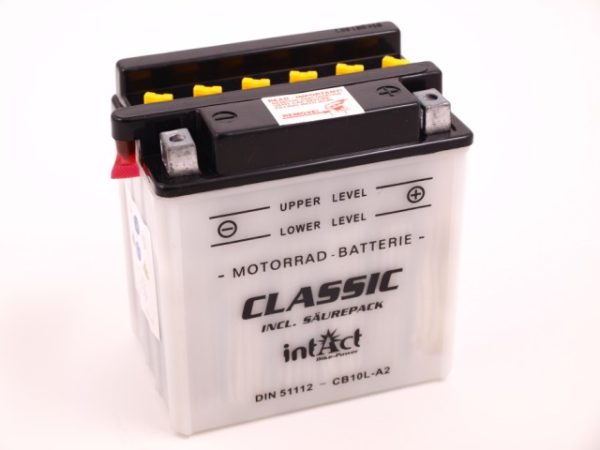 136 x 91 x 146 - + Intact Bike Power 12V 11Ah(c20) 90A(EN) CB10L-A2 EB10L-A2 EAN4250227522397