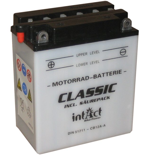 135 x 81 x 161 + - Intact Bike Power 12V 12Ah(c20) 120A(EN) CB12A-A LI-03 EB12A_A EAN4250227522410