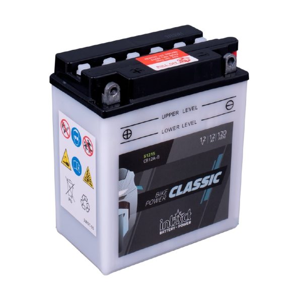 135 x 81 x 161 + - Intact Bike Power 12V 12Ah(c20) 120A(EN) CB12A-B LI-03 EAN4250227522083