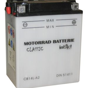 135 x 91 x 167 - + Intact Bike Power 12V 14Ah(c20) 140A(EN) CB14L-A2 GEL12-14L-A2 EB14L-A2 EAN425022