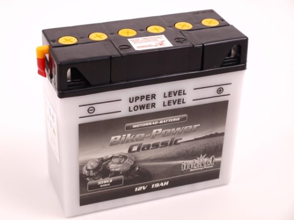 185 x 80 x 170 - +  Intact Bike Power 12V 19Ah(c20) 170A(EN) 12N19AH LI-07 SLA12-22 BMWbez ABS EAN42