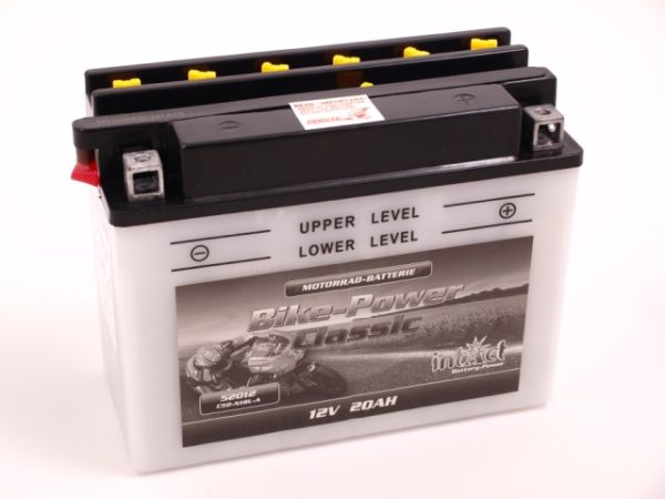 206 x 91 x 164 - + Intact Bike Power 12V 20Ah(c20) 200A(EN) C50-N18L-A LI-06 GEL12-N50-18L-A EAN4250