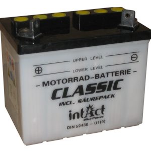 196 x 130 x 184 + - Intact Bike Power 12V 24Ah(c20) 220A(EN) 52420 GEL12-32R 53034 EAN4250227522533