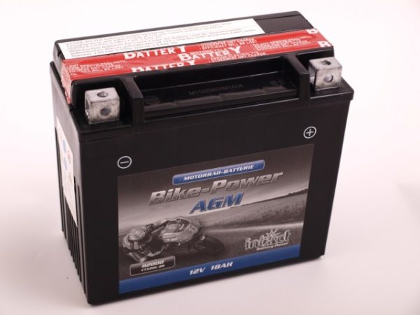 175 x 87 x 155 - + Intact Bike Power AGM 12V 18Ah(c20) 280A(EN) CTX20L-BS EAN4250227523110