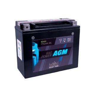 205 x 87 x 162 - + Intact Bike Power AGM 12V 21Ah(c20) 350A(EN) CTX24HL-BS EAN4250227523233