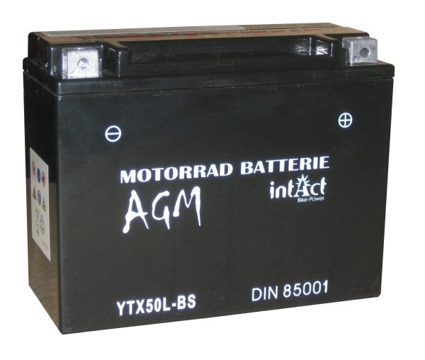 205 x 87 x 162 - + Intact Bike Power AGM 12V 21Ah(c20) 290A(EN) CTX50L-BS EAN4250227523141