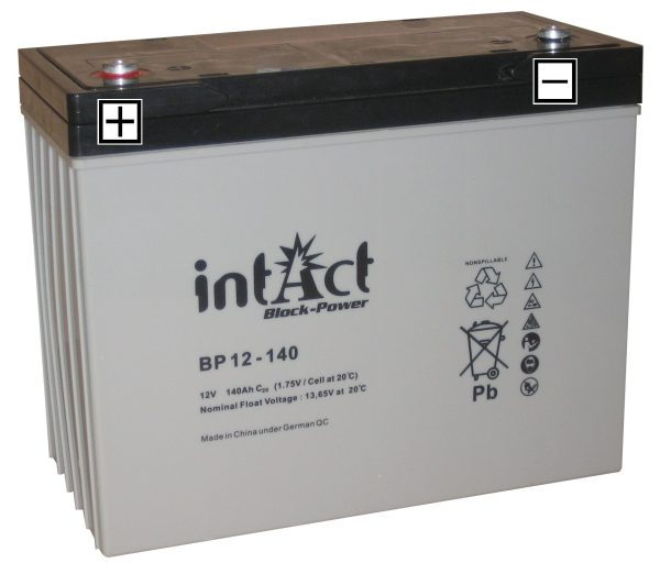 Intact Block-Power 12 V 140Ah (c10) 345x172x280 1/F-M8 IZPĀRDOŠANA