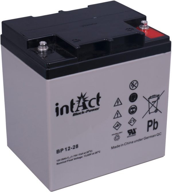 Intact Block-Power 12 V 28Ah (c10) 166x125x175 0/F-M5