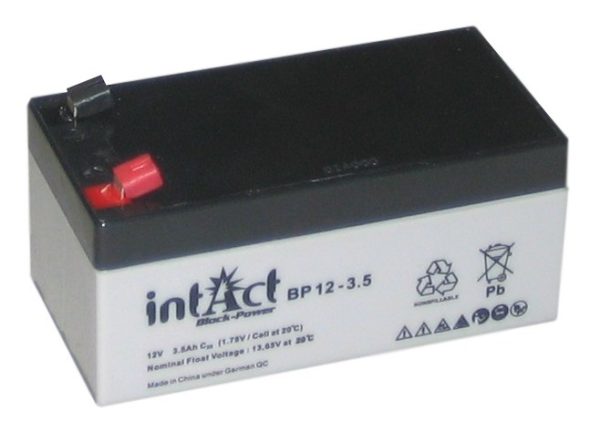 Intact Block-Power 12 V 3,5Ah (c20) 134x67x64 4/S-4.8 EAN4250227551182