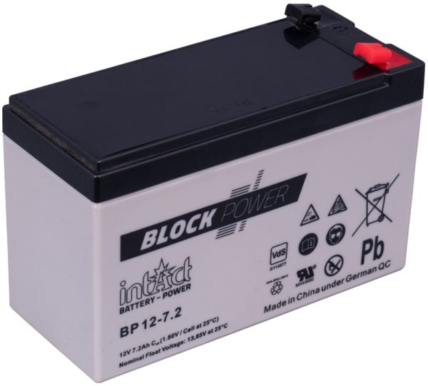 Intact Block-Power 12 V 7.2Ah (c20) 151x65x98 3/S-4.8 EAN4250227551205