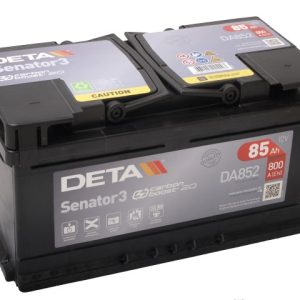 DETA SENATOR3 DA852 12V 85Ah 800A(EN) 315x175x175 0/1 EAN3661024024297